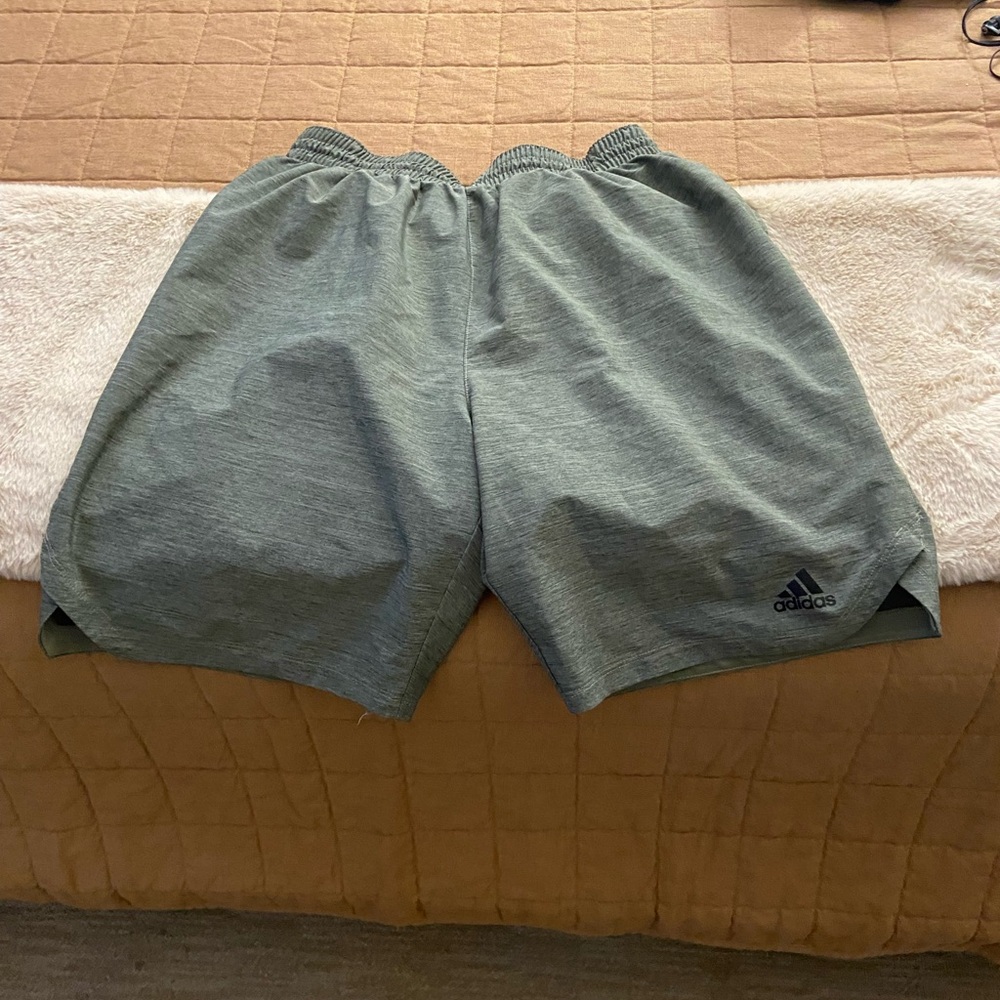 Adidas Men's Green Shorts